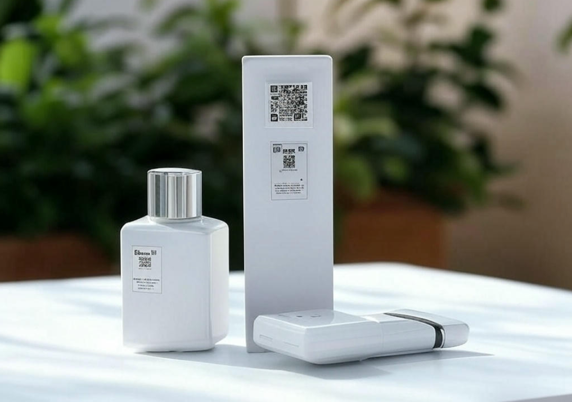 QR codes in beauty packaging