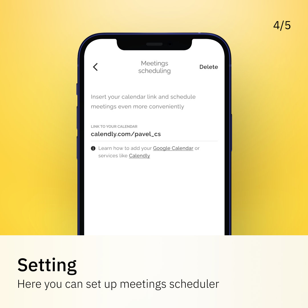 meeting scheduler slide